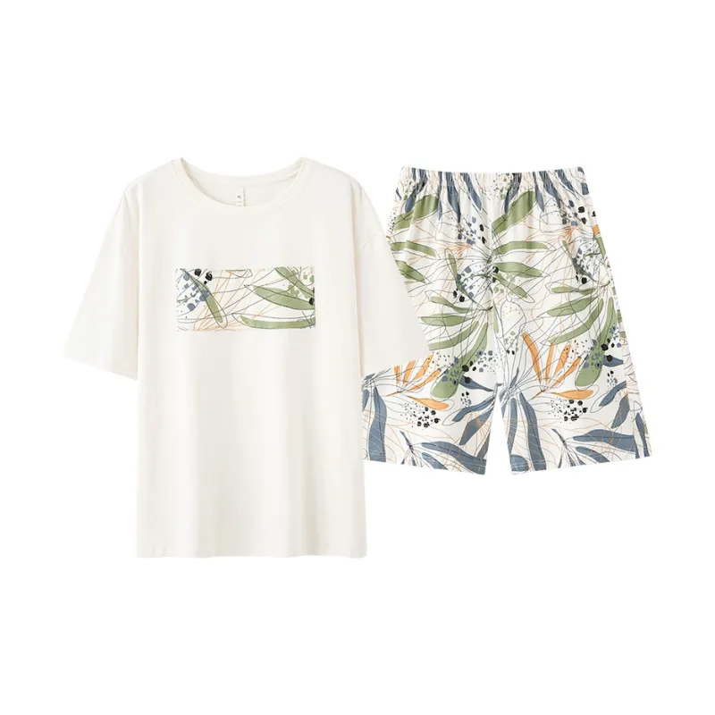 Qin Jing Pajama Set Unisex White-6