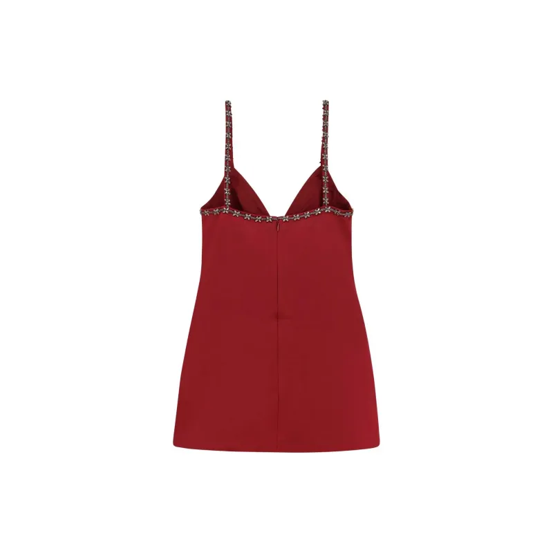 Self portrait Satin Strappy Mini Dress-1