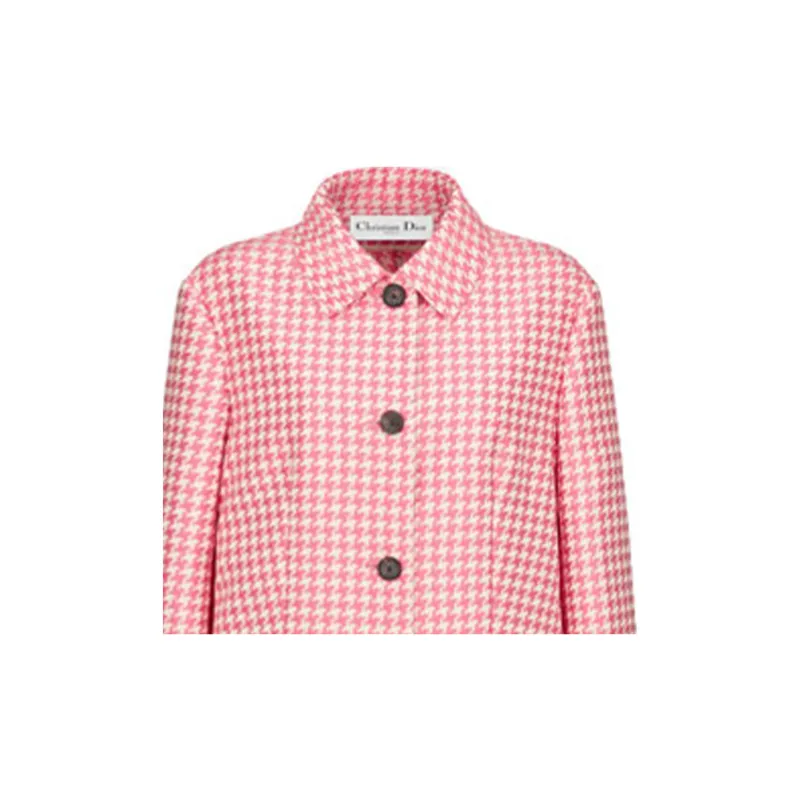 DIOR Quarterly New Products Coats Women's Peony Pink-3