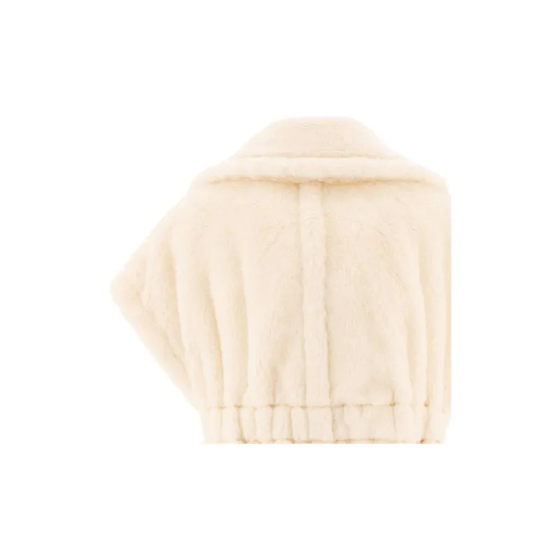 MaxMara Belted Short Sleeved Cape-4