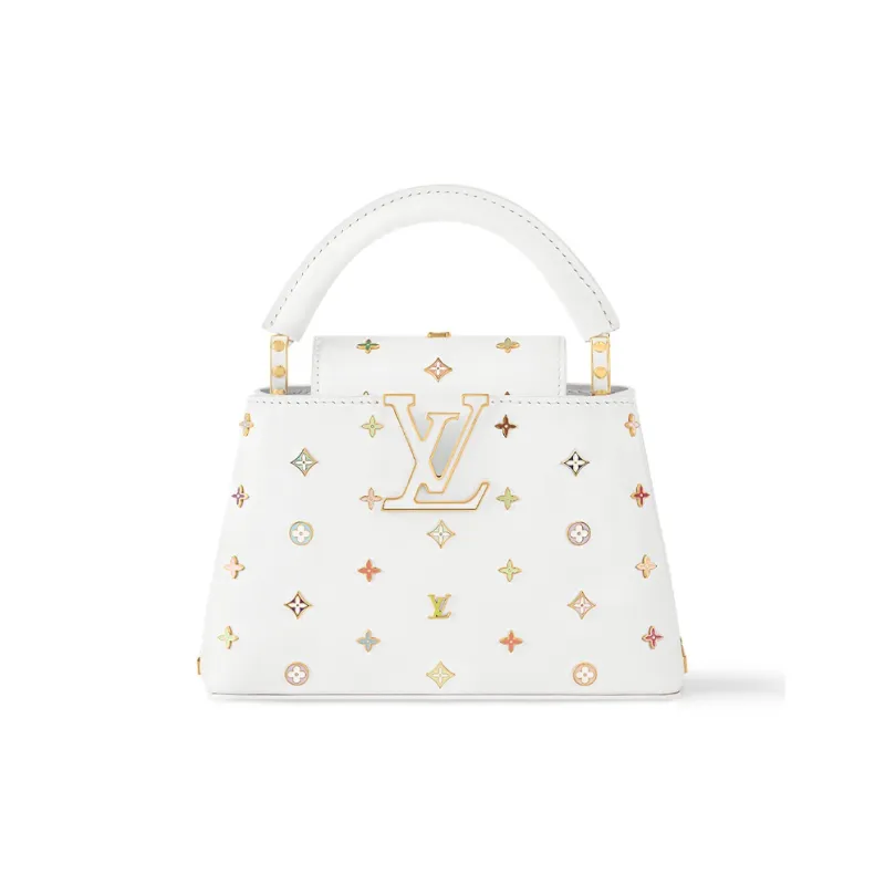 LOUIS VUITTON X Takashi Murakami Capucines Mini White-0