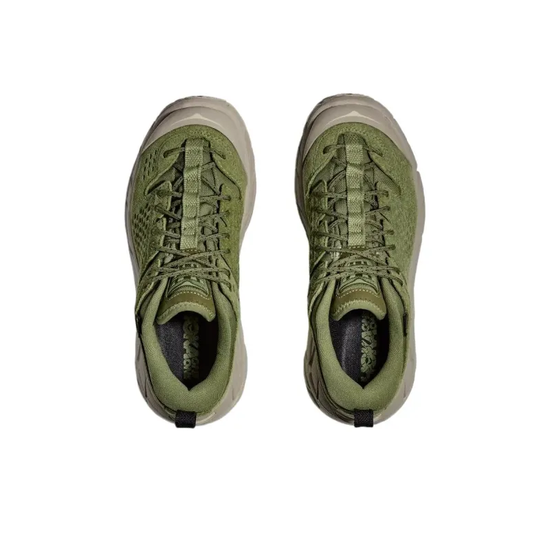 HOKA ONE ONE Cushioning Low Top Trekking Shoes Unisex Green-4