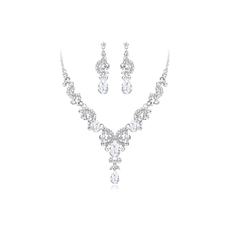 Shiban Alloy/Rhinestone Necklaces Unisex-3
