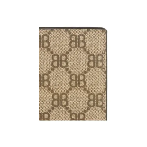 Balenciaga GUCCI Collaboration Canvas Coin Purse Women's Beige-3