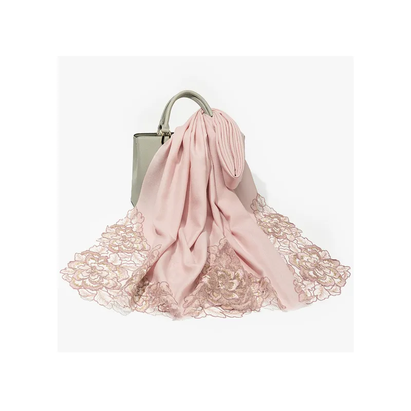 Shanghai Story 100% Sheep Wool Shawls Women's Fragrance Collection 3 Colors Available-16