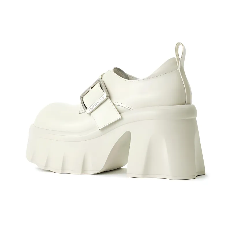 NUTTINESS Loafers Women's Black/White-2