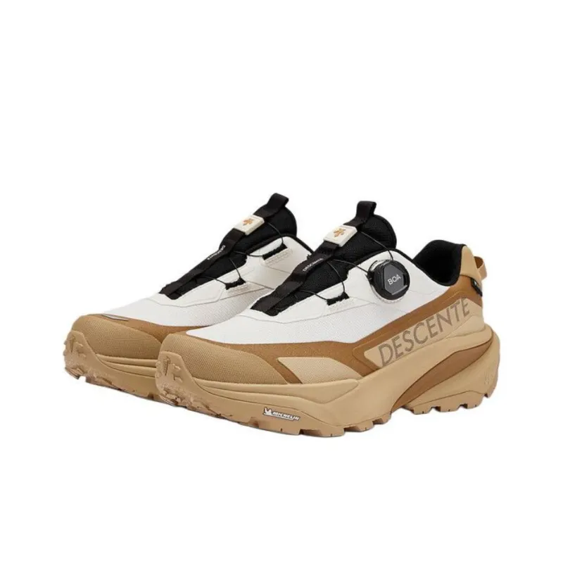 DESCENTE SKI STYLE Anti-Slip Wear-Resistant Low-Top Trekking Shoes Men's Brown-1