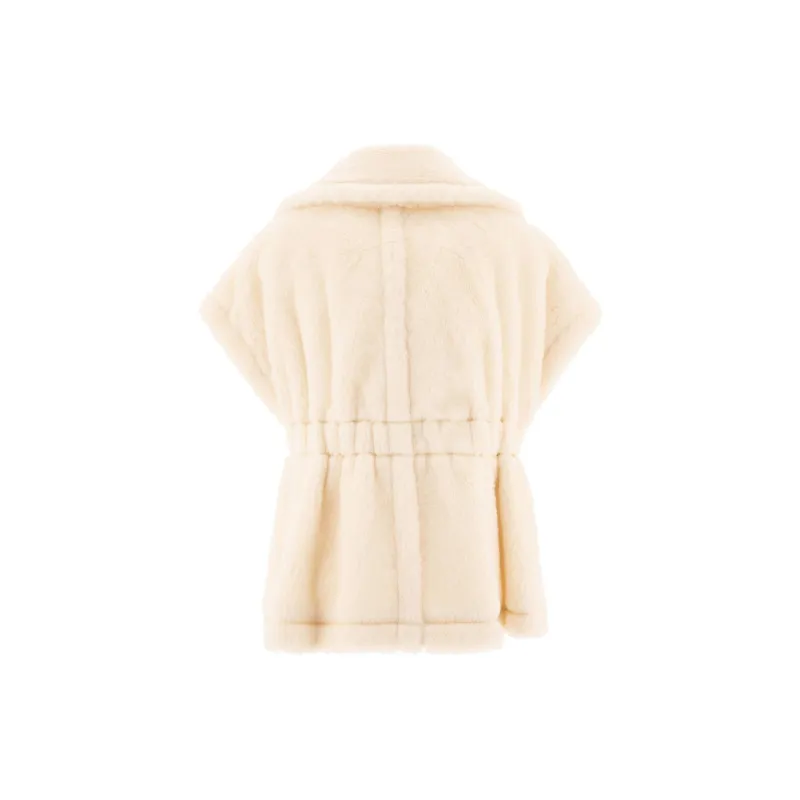 MaxMara Belted Short Sleeved Cape-1