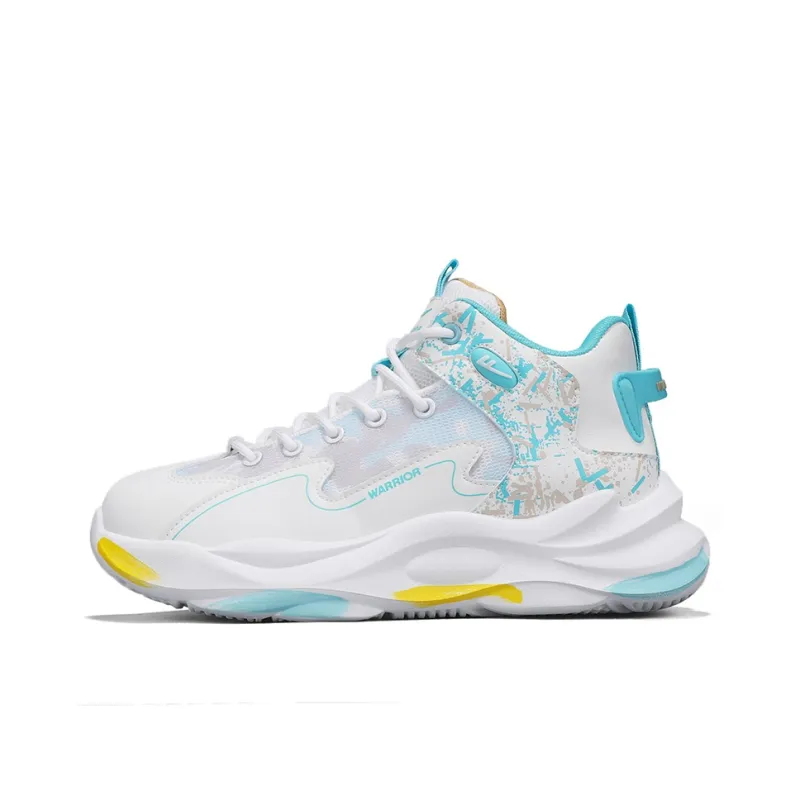 Warrior Cushioning Support Wear-Resistant Basketball Shoes Men's-1