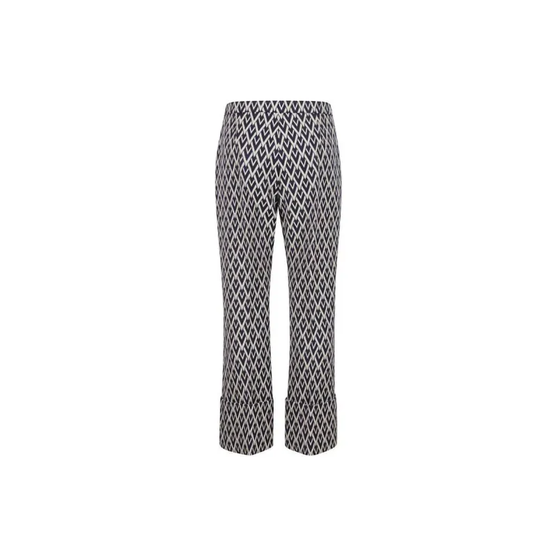 Valentino Monogram Patterned Flared Trousers-1