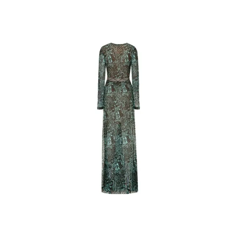 M Missoni Long-Sleeved Dresses Women's Green-1