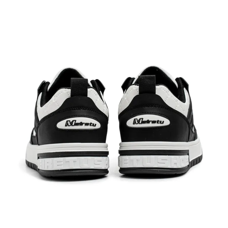 Meiretu Slip Resistant, Abrasion Resistant, Lightweight Low Top Skateboard Shoes Men's-4