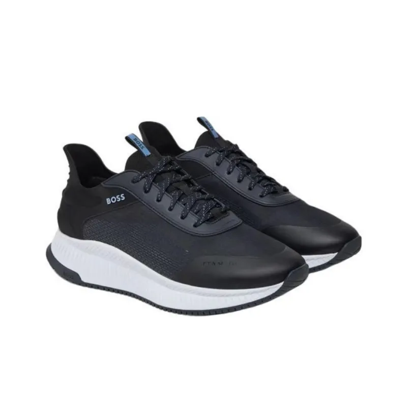 HUGO BOSS TTNM EVO Low Top Casual Shoes Men's Dark Blue-1