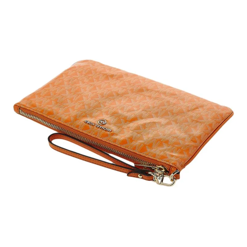 MICHAEL KORS Calfskin Clutch Women's Apricot-4