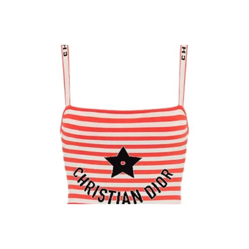 DIOR Bodysuits Women's Coral-3