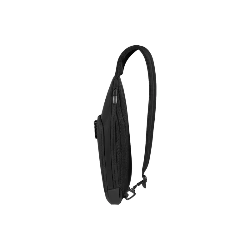 SAMSONITE Polyester One Shoulder Crossbody Sling Bags Men's Black-2