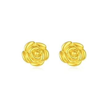 KING TAI SANG Sterling Silver Stud Earrings Women's