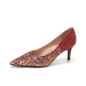 QITUMAUL Slim Heel High Heels Women's