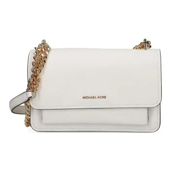 MICHAEL KORS Calfskin Crossbody Bag Shoulder Bag Women's White