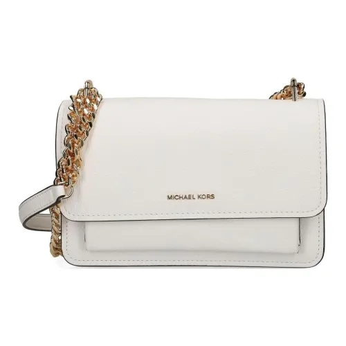 MICHAEL KORS Calfskin Crossbody Bag Shoulder Bag Women's White