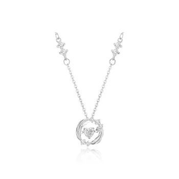 Kelanxi Copper Zircon Necklaces Women's