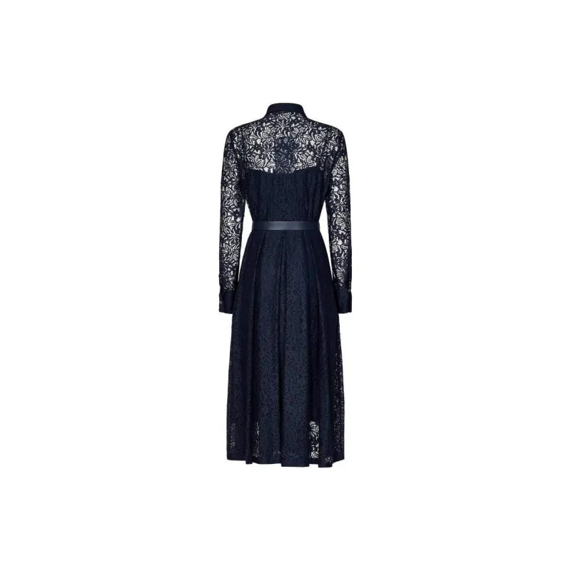 MaxMara Long-Sleeved Dresses Women's Navy-1