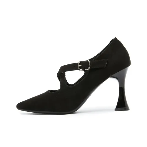POOQ Slim Heel High Heels 8.5CM Women's