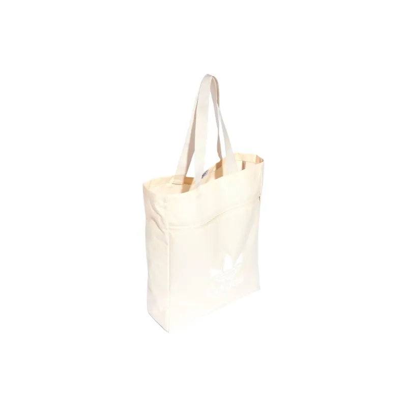 Adidas Originals Recycled Polyester Tote Bag, Shopping Bag, Shoulder Bag Unisex Miracle White-1