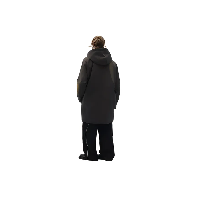 BOBBY ABLEY Trench Coat Unisex Black-3