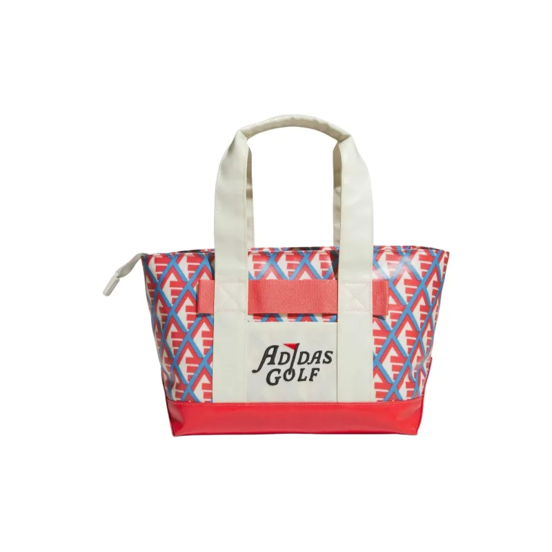 Adidas Polyurethane Handbag Unisex Ivory & Half Blue & Burst Texture & Dark Red-1