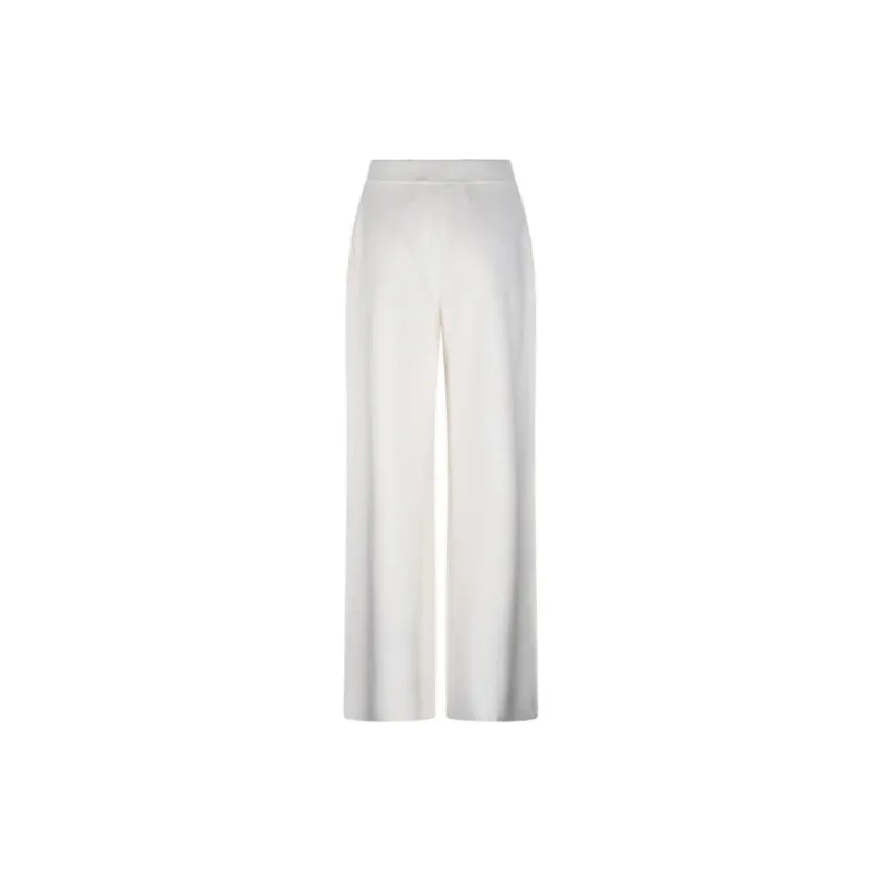 MaxMara Logo Embroidered Wide Leg Pants-1