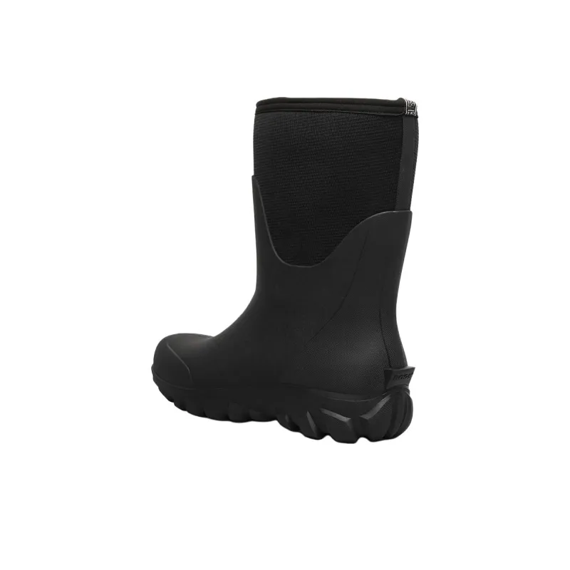 BOGS Wear-Resistant Slip-Resistant Rain Boots Men's Black-2