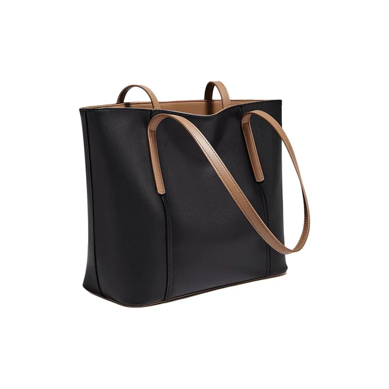 Marino Orlandi Genuine Cow Leather Commute Bag, Tote Bag, Shopping Bag, Handbag, Shoulder Bag Large Size Women's-4