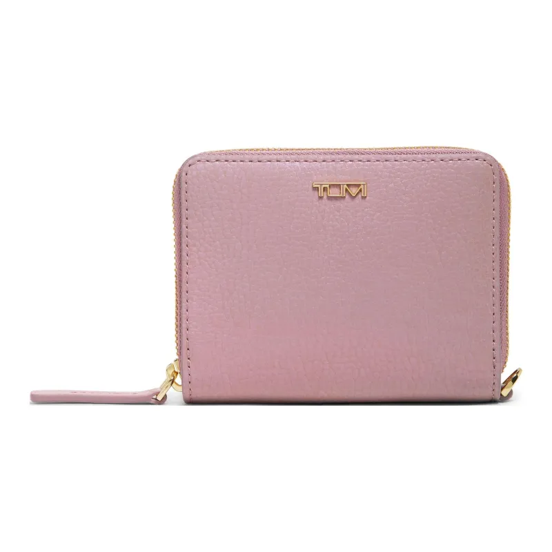 TUMI Leather Wallet Women's Pink-0