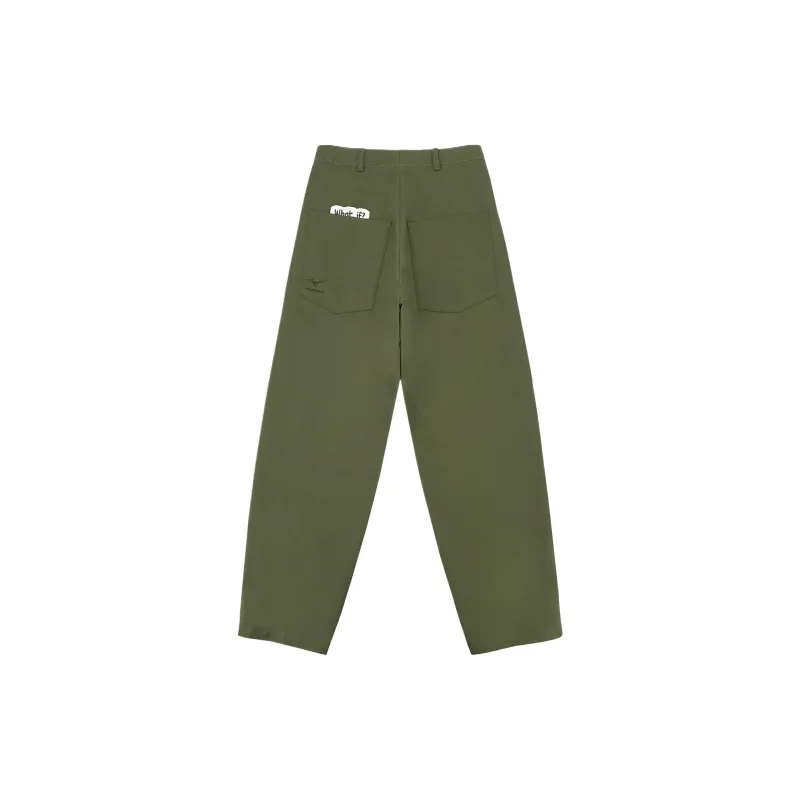 Mizuno X STU COTTON PANTS Casual Pants Men's Khaki-1
