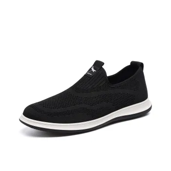 RED DRAGONFLY Slip on Breathable Mesh Shoes Low Top Dad Shoes Sports Casual Slip on Shoes