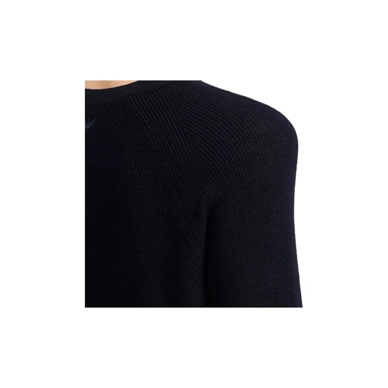 EMPORIO ARMANI Jumper In A Half Fisherman's Rib Knit-4
