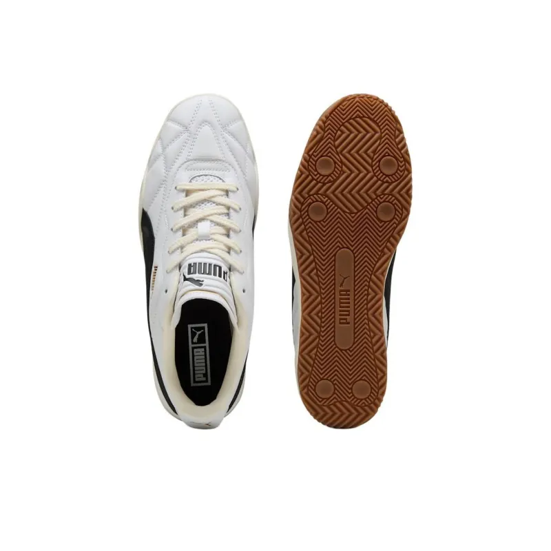 PUMA Anti Slip Wear Resistant Low Top Skateboard Shoes Unisex White Black-2