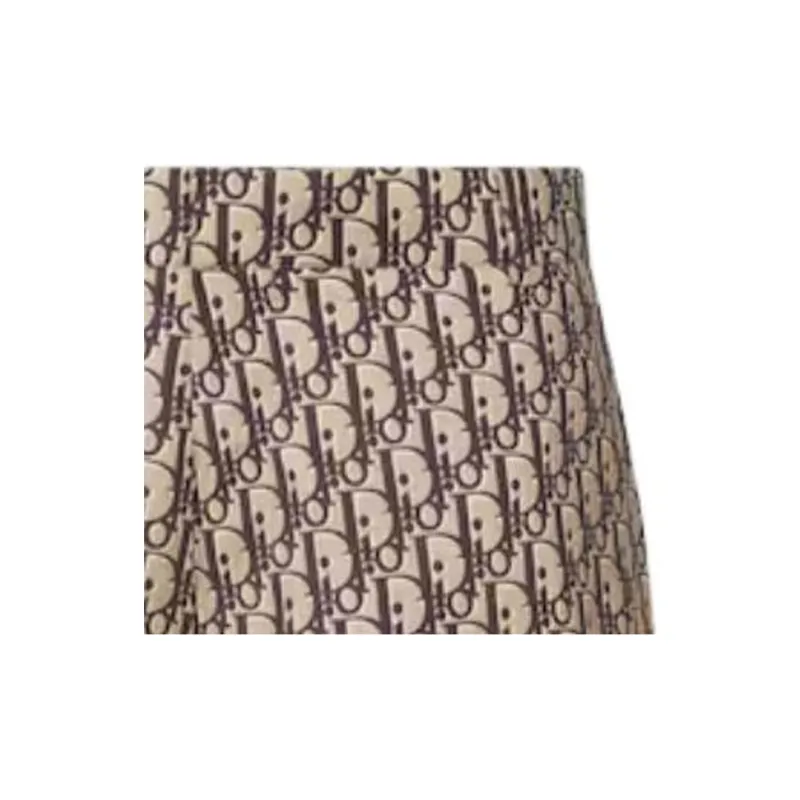 DIOR Casual Shorts Men Brown-4