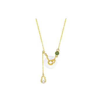 Emerald Chalcedony Necklaces Women's