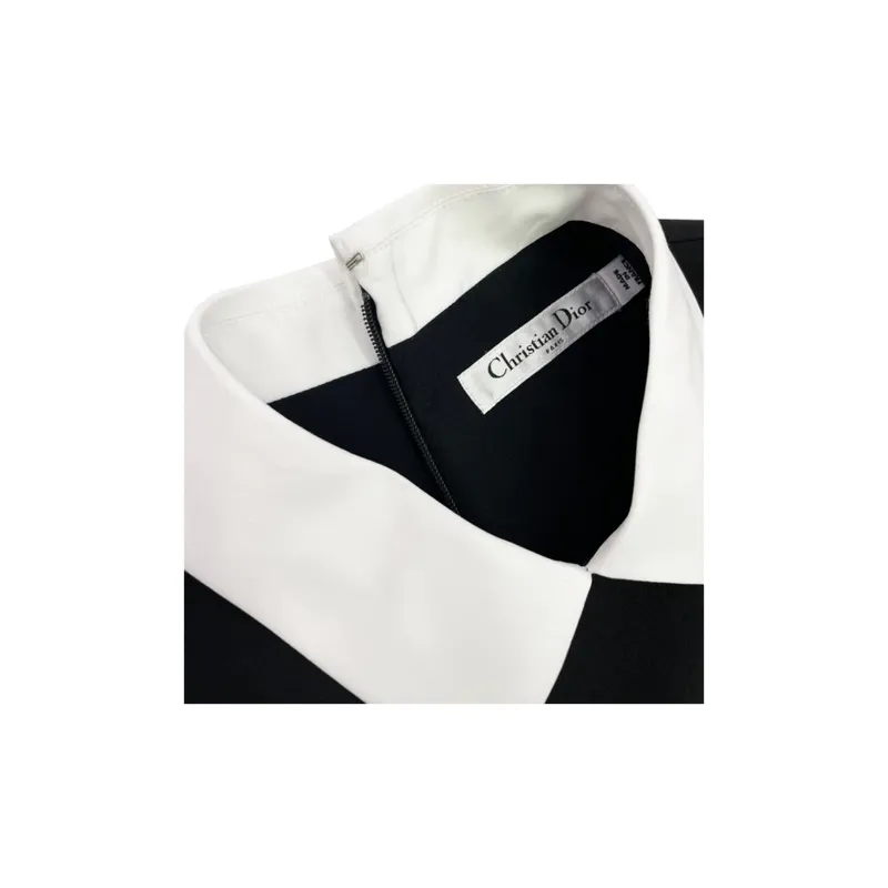 DIOR Short-Sleeved Dresses Women's Black-4