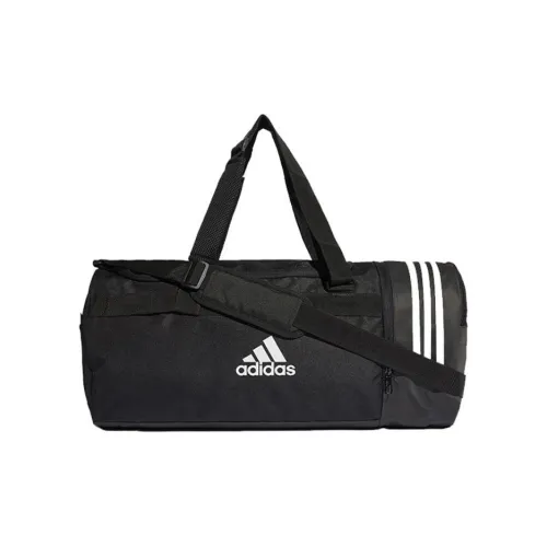 Adidas Polyester Bucket Bag Gym Bag Large Size Unisex Black