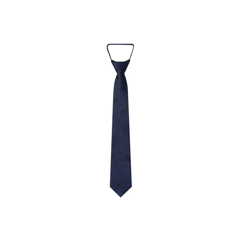 WILLIAM MILTON Silk Ties Men's Navy Blue Mulberry Silk High End Business Casual Accessories Box-0