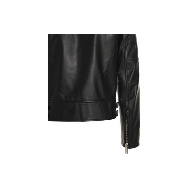 DSQUARED 2 Zipped Biker Jacket-4