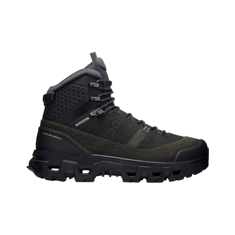 On Running Cloudrock Trek Waterproof Black-1