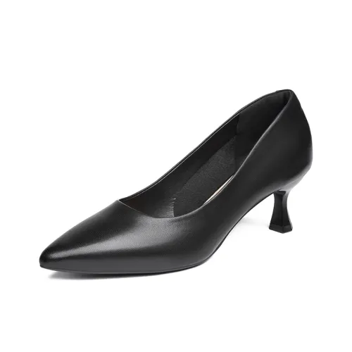 JOSINY Slim Heel High Heels 6cm Women's Black
