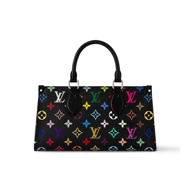 LOUIS VUITTON X Takashi Murakami OnTheGo East West Chain Black Multicolored-1
