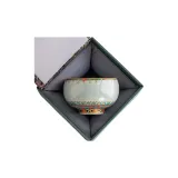 Ru Kiln Dunhuang Meditation Cup-Blue[Gift Box Set]/200mL below