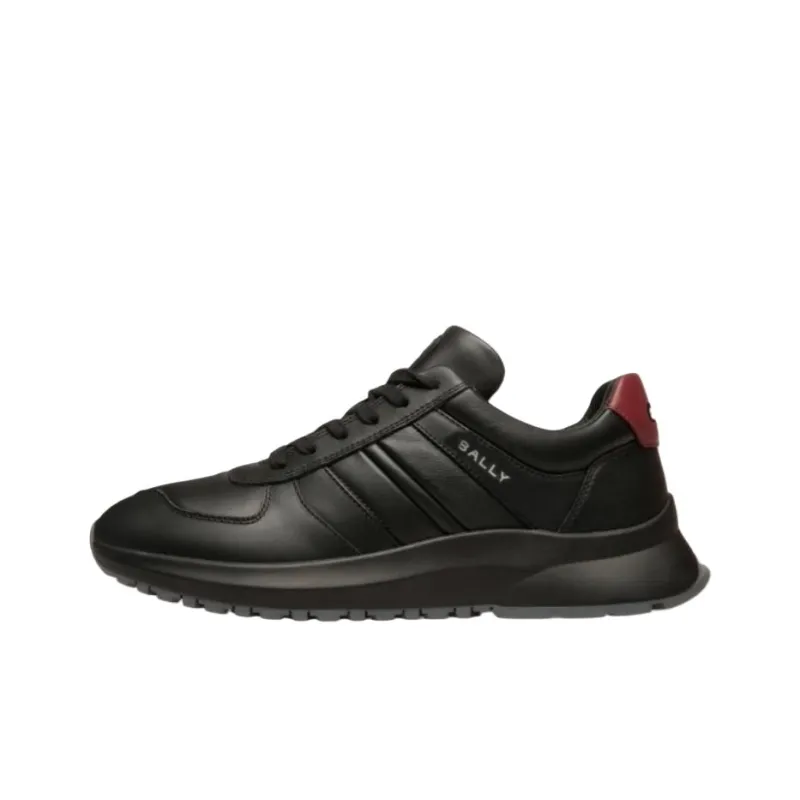 BALLY Year Of The Snake Limited Collection Low Top Casual Shoes Men's Black/Fuchsia-0