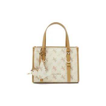 JOSINY Synthetic Leather Portable Crossbody Bag, Shoulder Bag, Tote Bag Regular Women's Apricot/Nude Pink